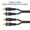 2RCA to RCA cable