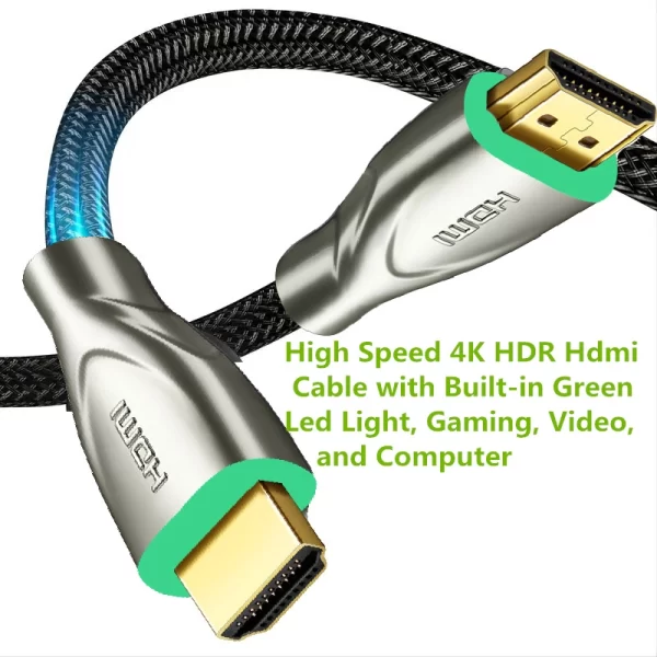 4K HDMI Cable with LED light function
