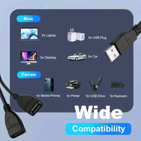 USB Y Splitter Hub application