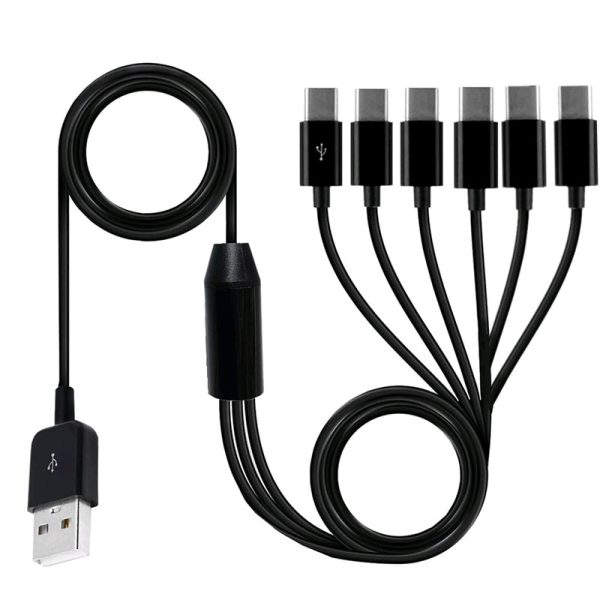 Custom USB A to USB C Splitter Cable