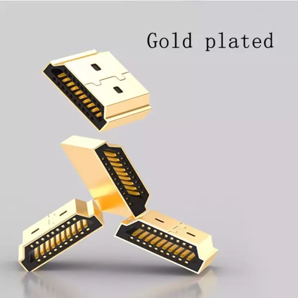 Gold plated HDMI connectors 1