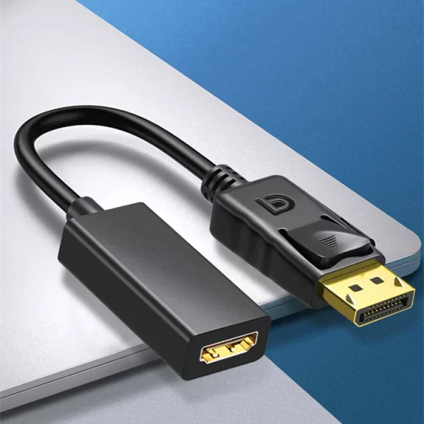 Displayport male to female converter