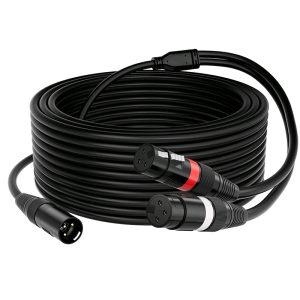 XLR Y Splitter Cable