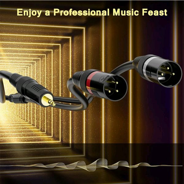 3.5mm to 2XLR cable for testing