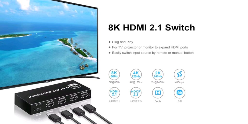 The Advantages of an 8K HDMI Switch: Why Choose a Custom 8K HDMI Switch for Your Needs? 21 8K HDMI Switch Manufacturer