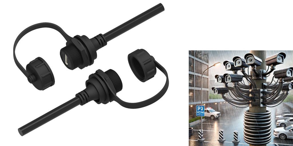 Exploring the Applications of M25 Waterproof HDMI Cable 15 Custom Waterproof thread mounting HDMI cable