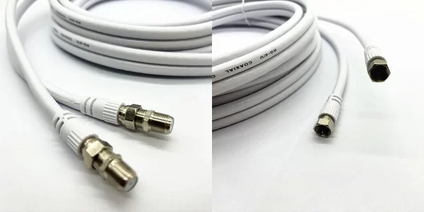 Custom dual parallel coaxial cable