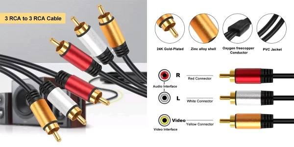 3RCA audio cables manufacturer