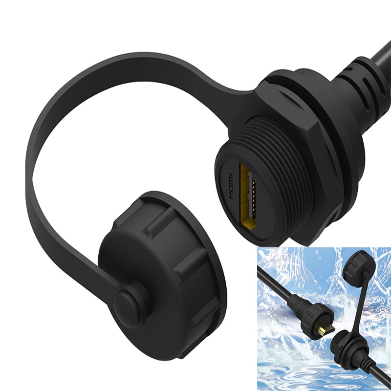 IP68 waterproof HDMI cable male to female