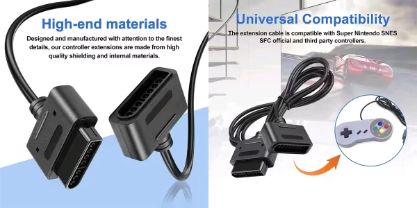 Custom SNES Controller Extension Cable