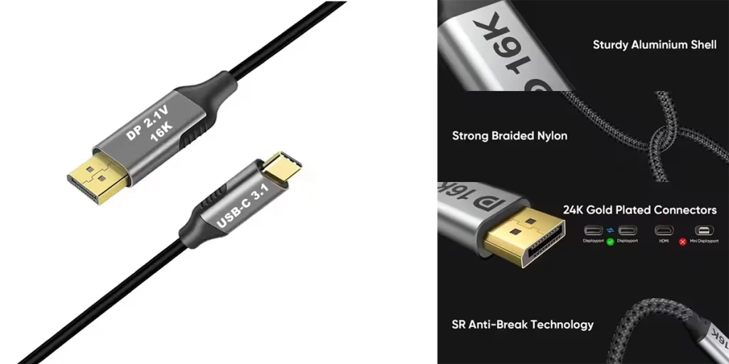 Why Custom USB-C to 16K DisplayPort Cables Are the Future of High-Resolution Connectivity 7 Custom USB-C to 16K Displayport cable