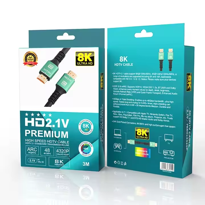 Latest 8K HDMI Cable Model package