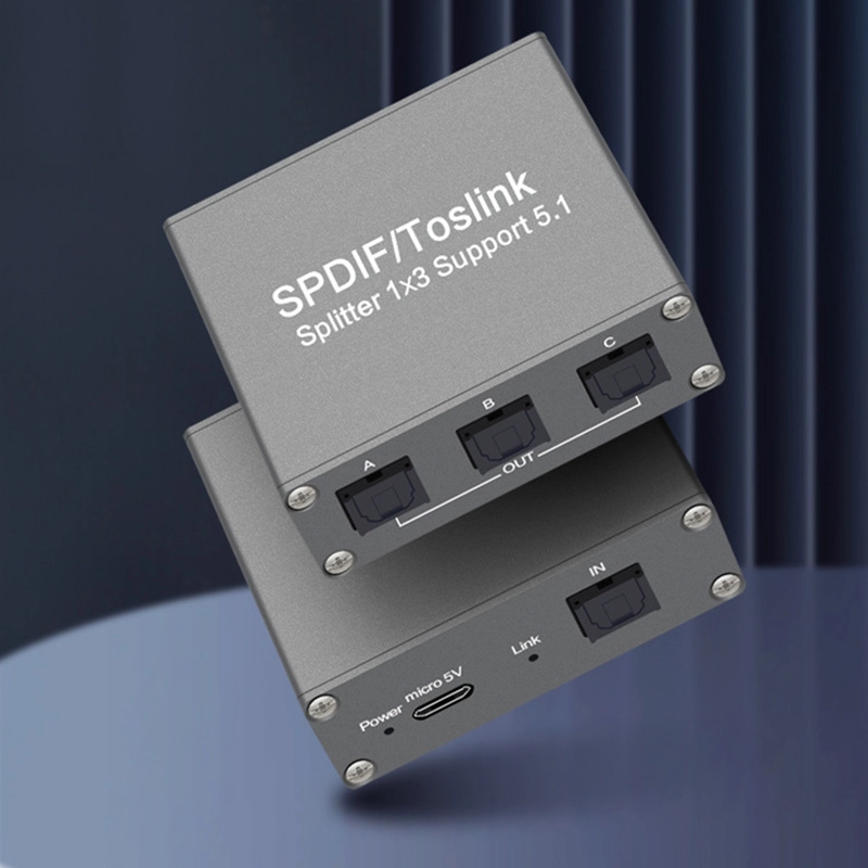 Optical Audio Splitter 3 in 1