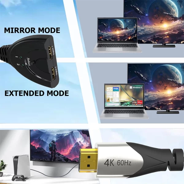 ODM 2 Port Selector HDMI Switcher