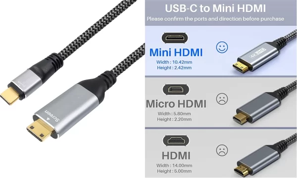 ODM USB C to MIni HDMI cable manufacturer