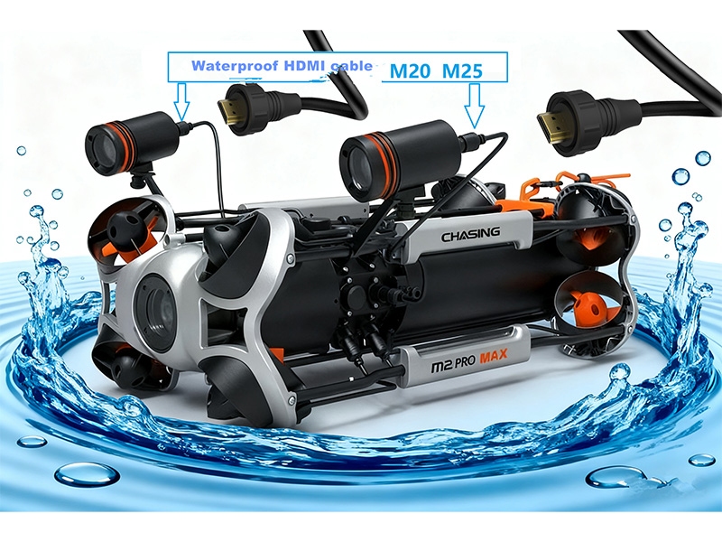 industrial waterproof HDMI cable application