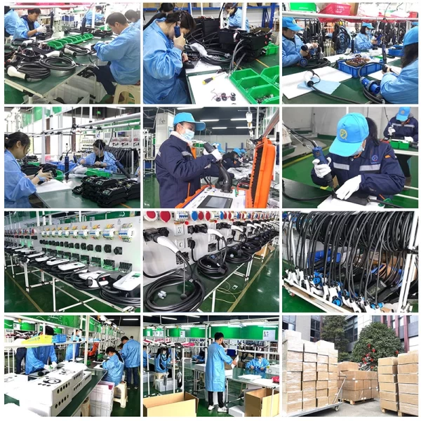 EV Charger 7kW Level 2 TYPE 2 230V Wi-Fi Bluetooth IP65 Single Phase 32A Home Smart Wallbox Electric Vehicle Charging Station 2 Bluetooth EV charging processing