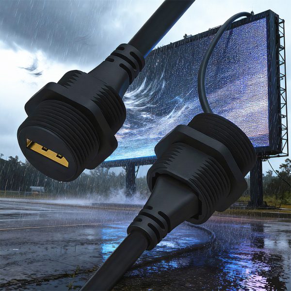 waterproof displayport cable 4K IP68 waterproof DP use for industrial control marine applications 3 11