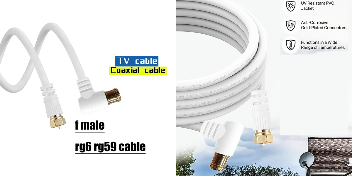 Home 42 Custom Coaxial Cord for AV TV